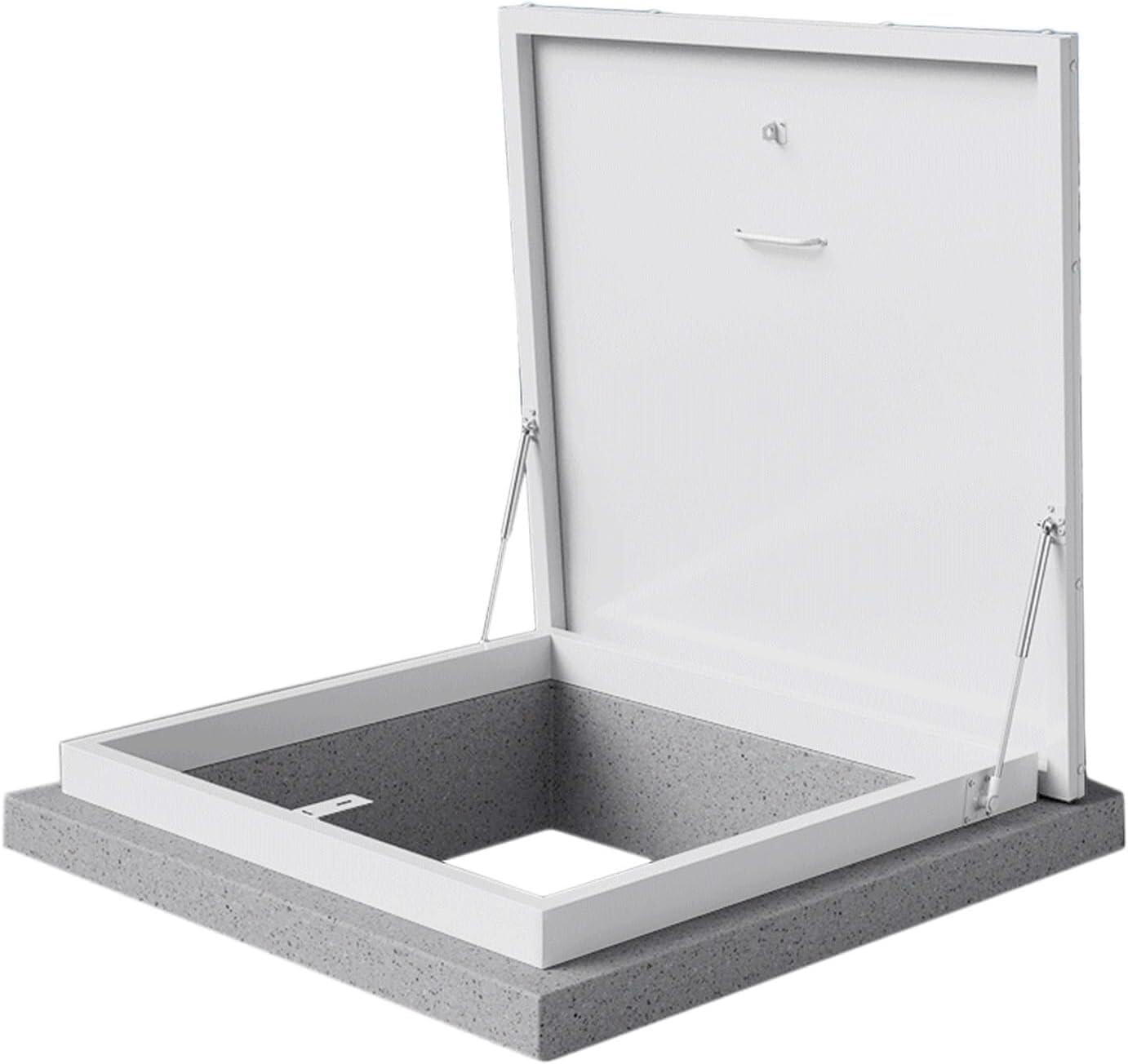 VUIKLCty Galvanized roof hatch, roof skylight roof maintenance hatch, attic cellar staircase exit cover(107 * 107cm)
