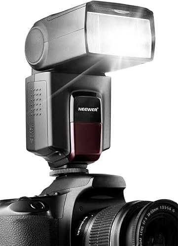 Miniatura 2 de Neewer TT560 Flash Speedlite para Canon Nikon Panasonic Olympus Pentax y otras cámaras DSLR cámaras digitales con zapato caliente estándar
