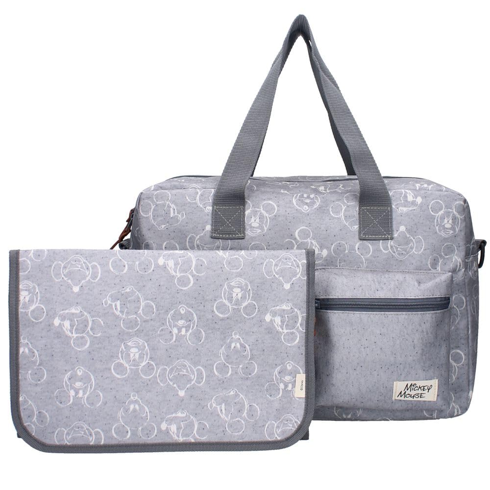 Bolso cambiador grande para bebé con cambiador de Mickey Mouse de Disney