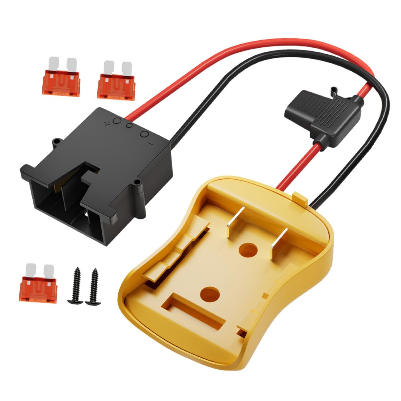 jojofuny 5piezas Conector De Batería Adaptador De Corriente Para Herramientas Eléctricas Conversor De Batería De Litio Compatible Diferentes Modelos