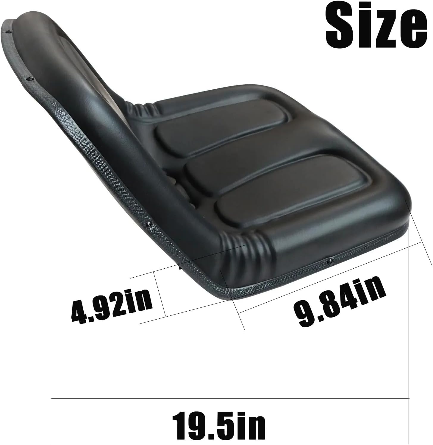 SecosAutoparts Riding Mower Garden Tractor Seat Black For John Deere STX30 STX38 160 165 170 175 180 185 110 112 120 140 208 210 212 214 216 300 312 314 317 316 318 322 330 332 400 420 430