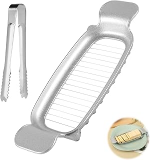 Butter & Cheese Slicer - 304 Stainless Steel Multifunctional Kitchen Tool for Block Butter, Cheese & Fruit