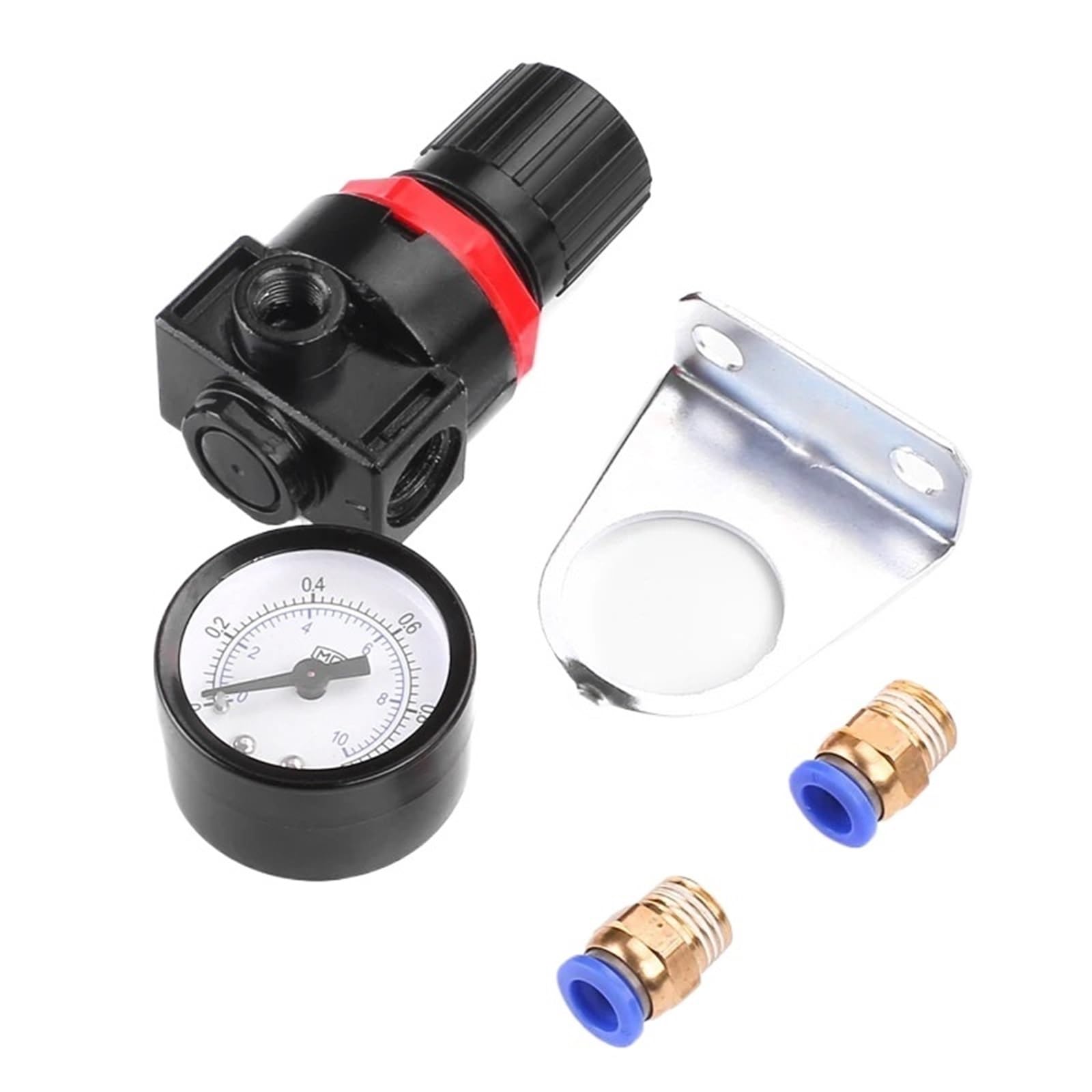 Régulateur de pression AR2000 02 G1/4 pouces, Mini contrôle de décharge Ar2000-02, unités de traitement de compresseur, raccord de jauge de Valve 1 pièces(AR2000 6mm)