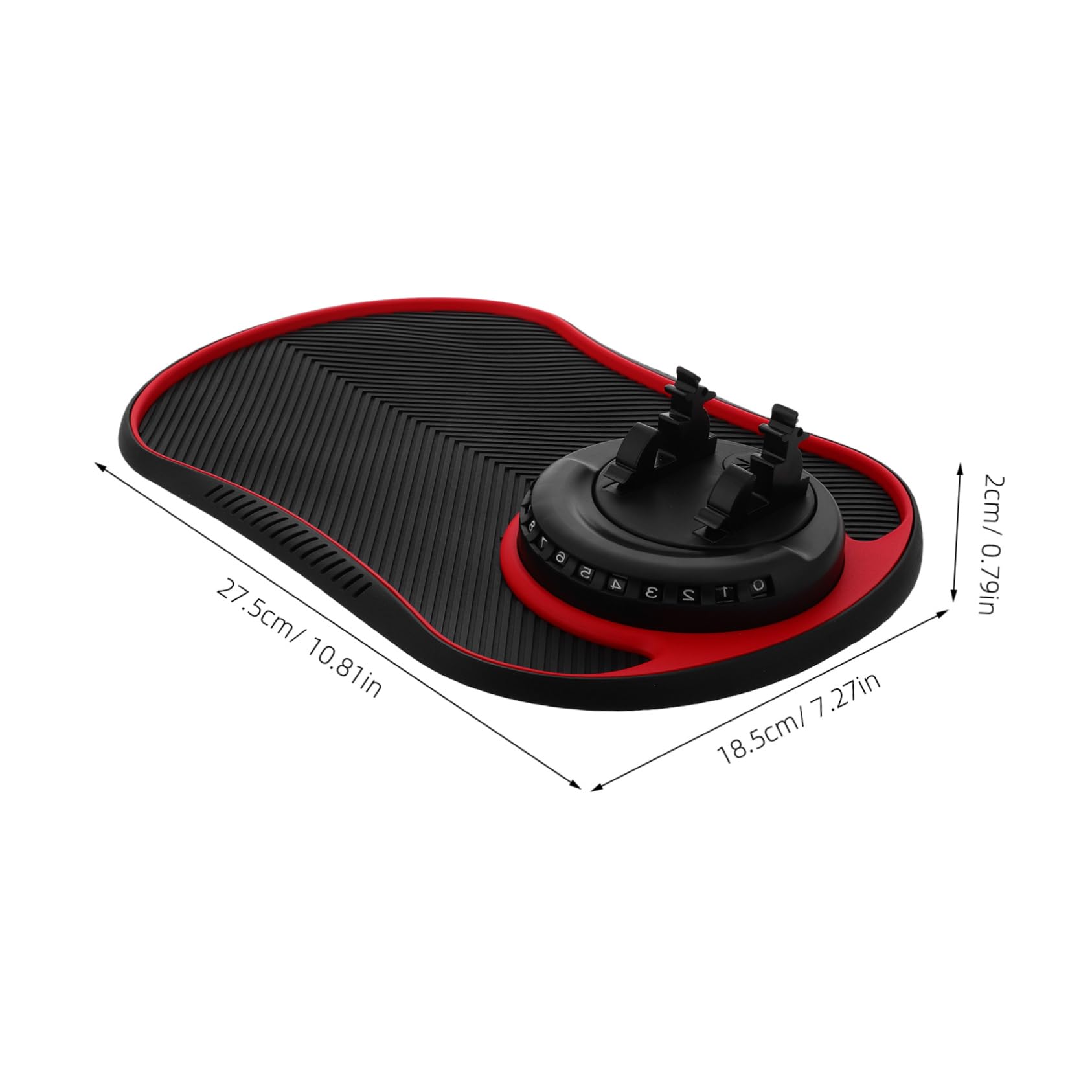 Unomor Car Slip Dashboard Mat Phone Holder for Vehicles Textured Non Skid Surface Easy Installation Dash Mat for Secure Phone Sunglasses Storage