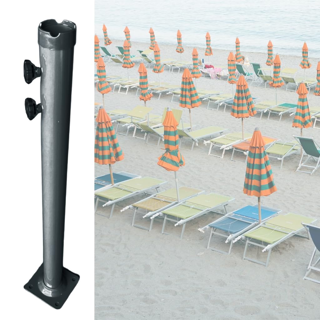 Wielofunkcyjny żelazny stojak na parasol, łatwy w instalacji, akcesoria do domu i patio, proste zastosowanie do przestrzeni zewnętrznych i wewnętrznych