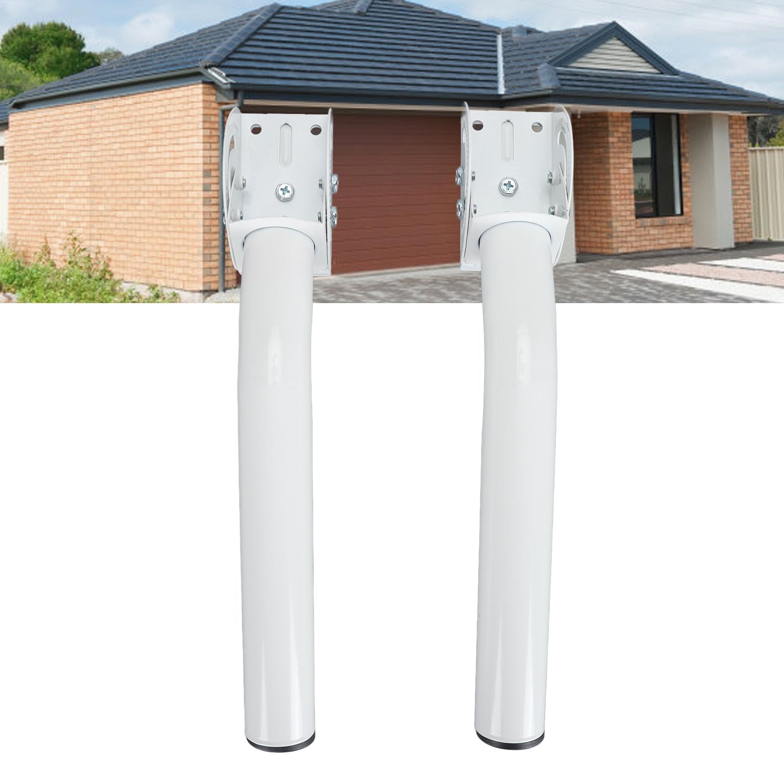 pour Kit de Montage Starlink, 2 Ensembles de Montage sur Poteau D'Antenne, Kit de Montage Mural Réglable en J pour Toit Plat Rectangulaire Starlink V2, Antenne TV Pont sans Fil