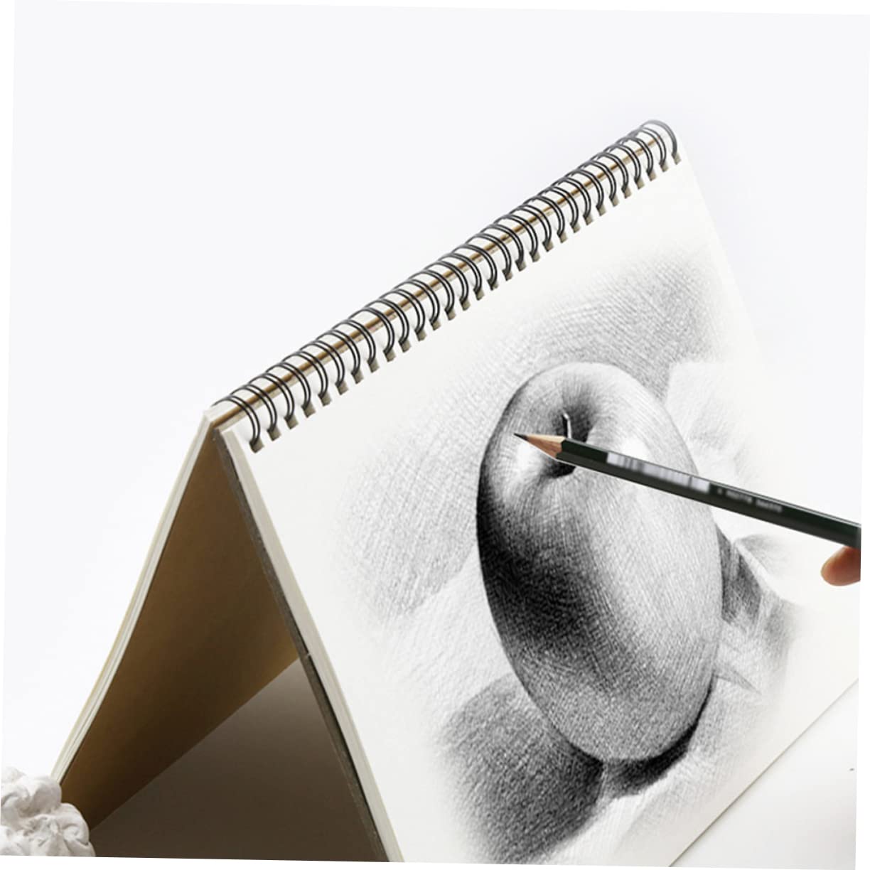 Cahier de Dessin Croquis Papier Kraft A5, 4 Pièces Portable