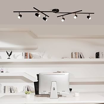 Globe Electric Wilma 6-Light Foldable LED Integrated Track