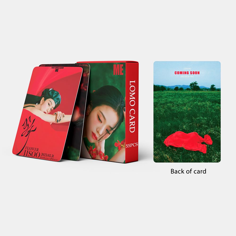 Amazon.com: Funwaretech Jisoo Flower Photocards Set 55Pcs 2023