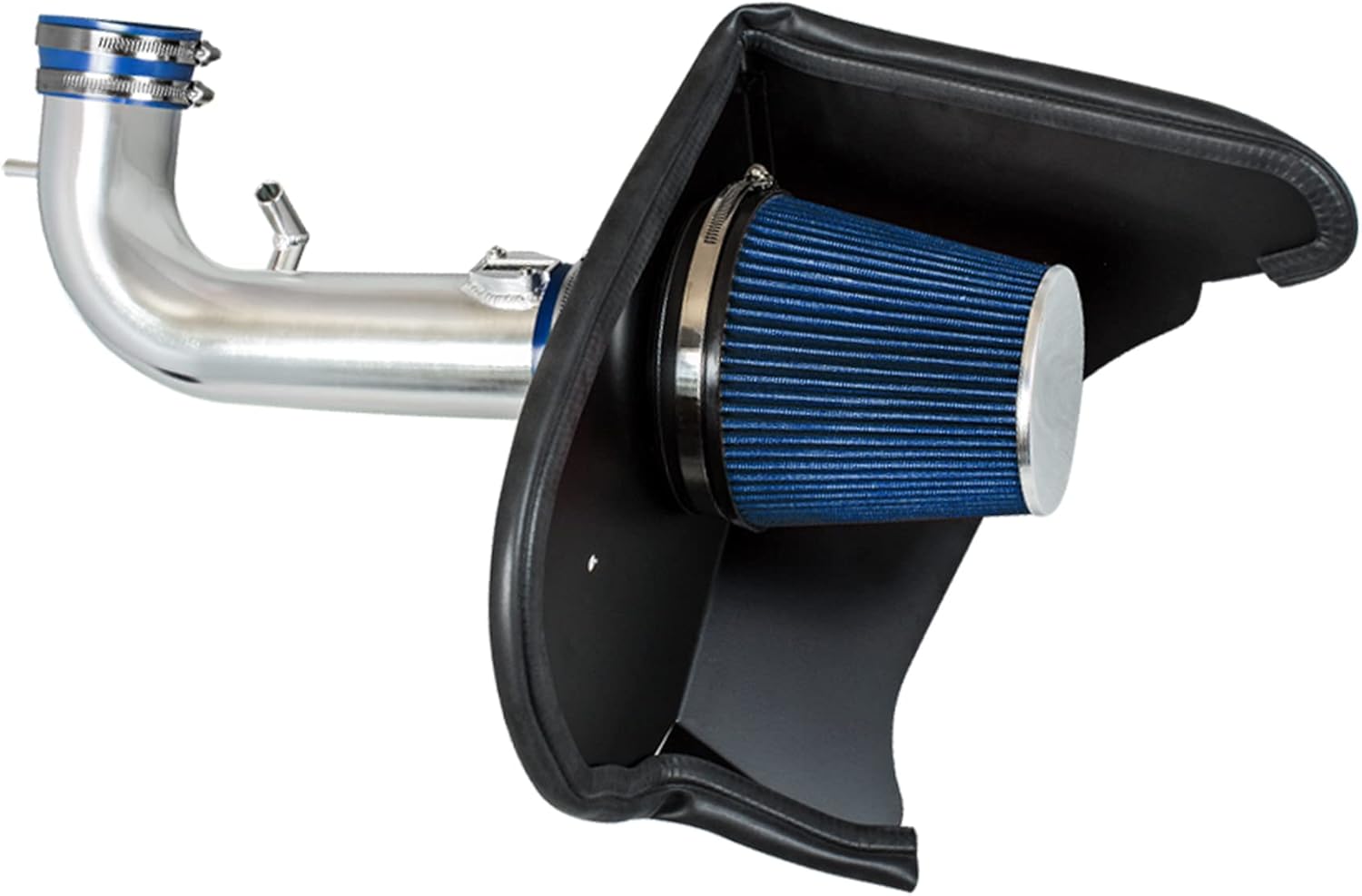Cold Air Intake System with Heat Shield Kit + Filter Combo Blue Compatible For 16-24 Chevy Camaro 3.6L V6