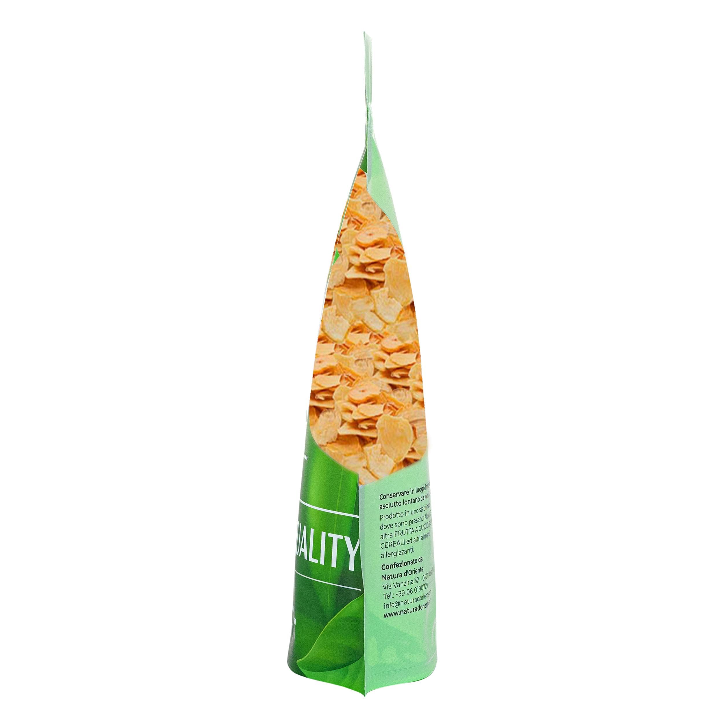 NATURA D'ORIENTE Aglio Disidratato a Fette 1 Kg - 100% Naturale, Fette di Aglio Essiccato per Cucina e Benessere