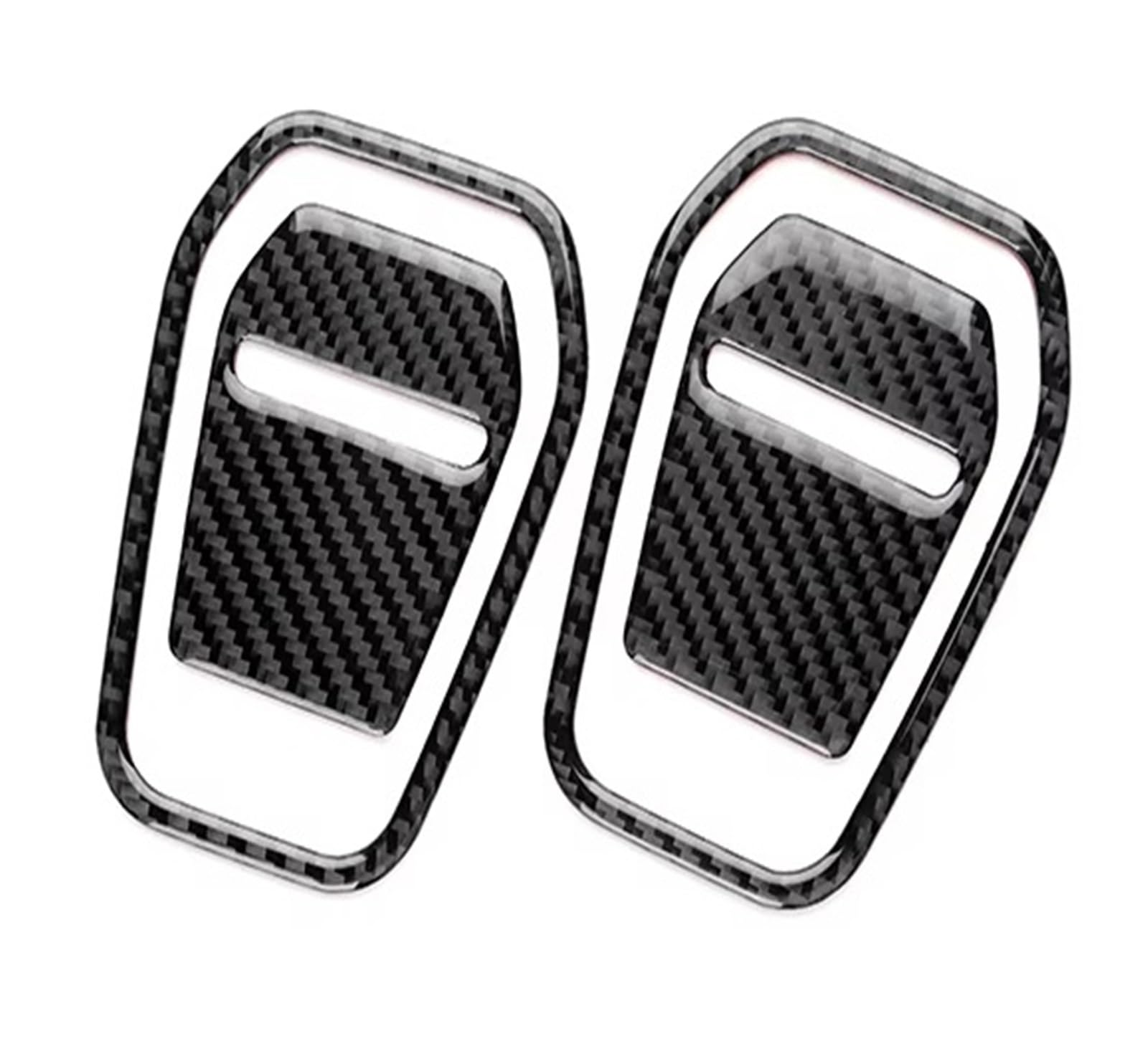 Interior Trim for Mustang GT for Dark for Horse for EcoBoost 2024 2025 LHD RHD Car Seat Handle Decor Interior Trim Sticker Cover Trim Sticker(Black Carbon)