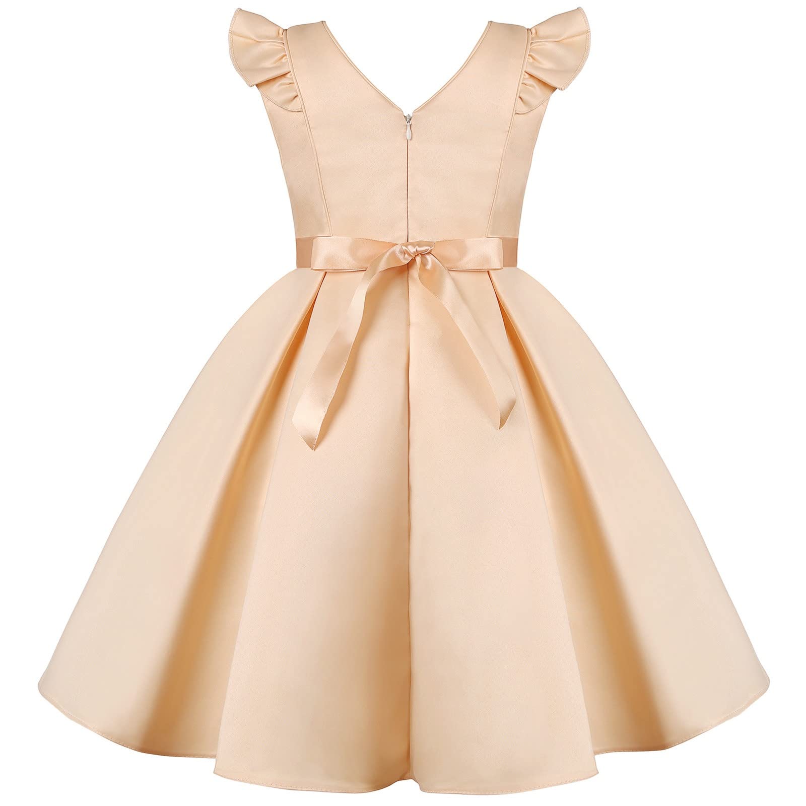 Amazon.com: Girls Size 8 Dress Toddler Kids Girls Prints Sleeveless Party  Hoilday Court Style Dress Princess (Gold, 7-8 Years) : Clothing, Shoes &  Jewelry