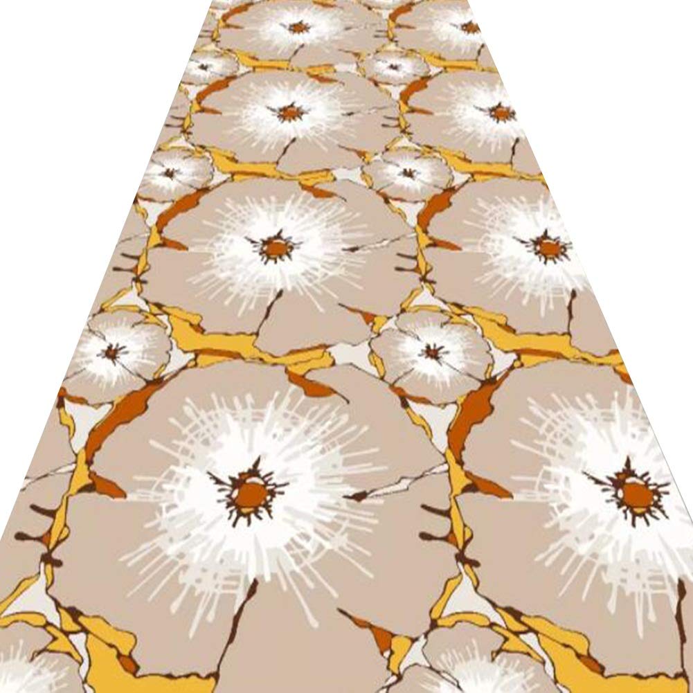 Tapis de couloir 3D orange pour sublimer l'entrée de votre maison