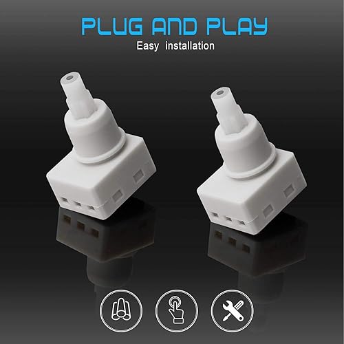 Miniatura 5 de HERCOO Kit de lente de cubierta de luz de cúpula de techo con interruptor de lámpara de cúpula interior de techo, bombilla LED compatible con Honda