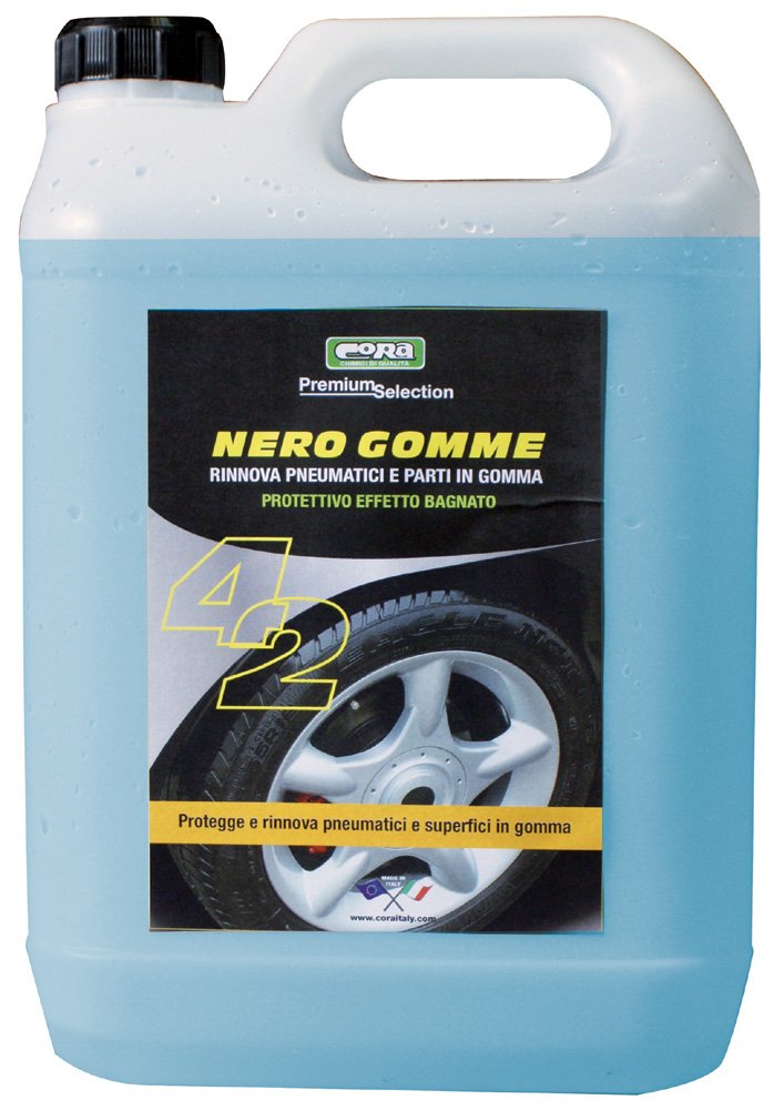 Cora 0042 Nero Gomme Tanica, 5 lt