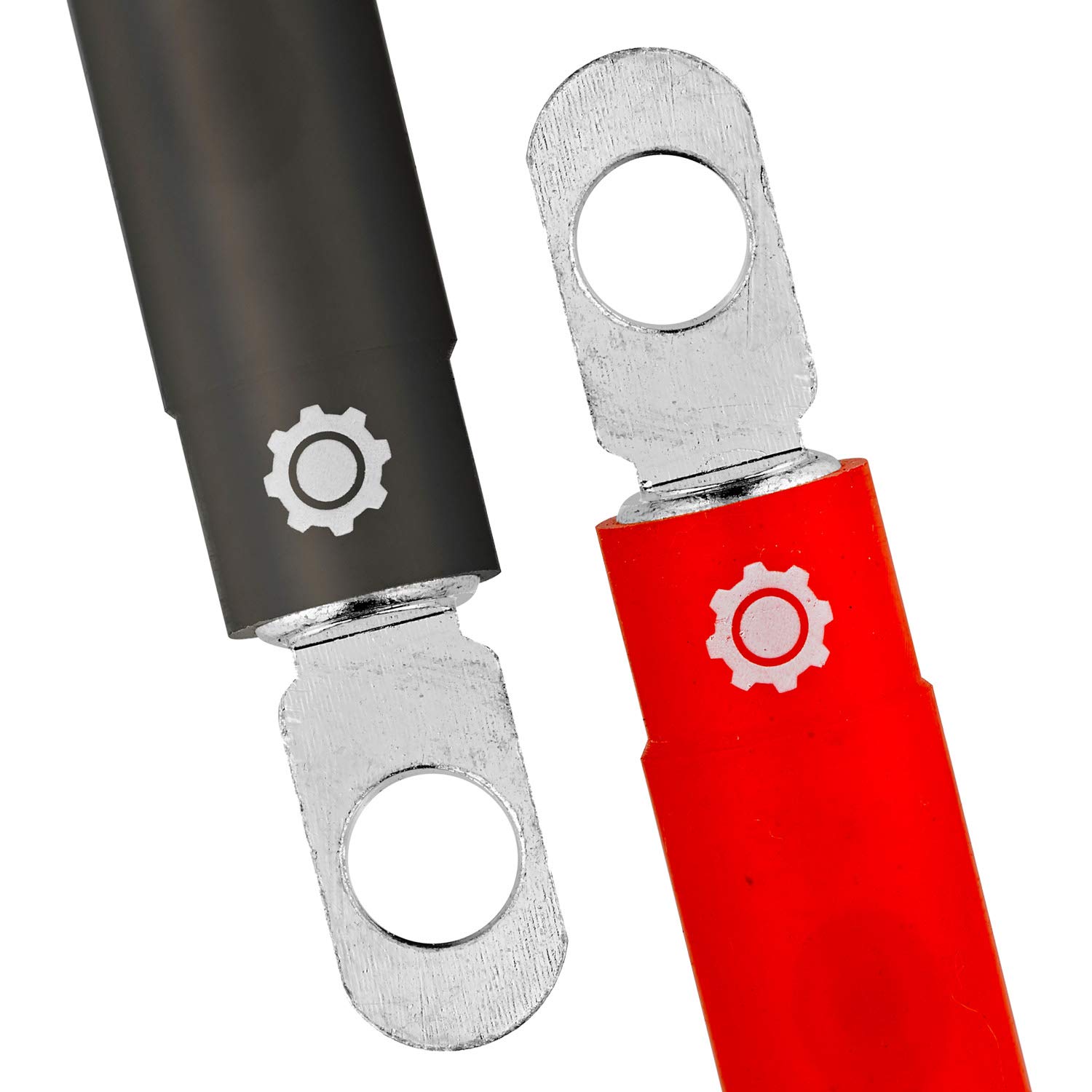 InstallGear 10 Gauge Tinned Pure Copper Set Screw Ring Terminals