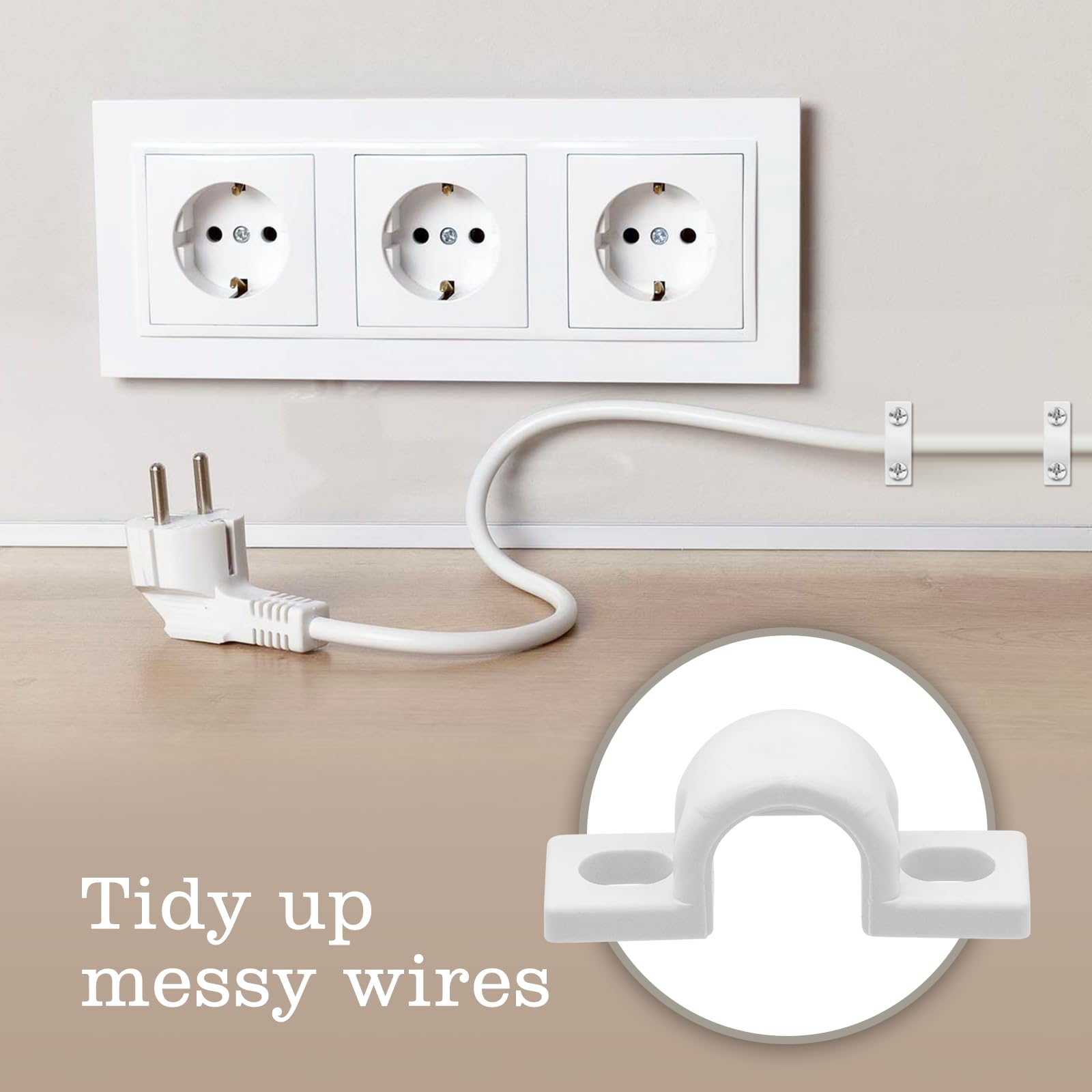 Wire Shelf Clips - Wall Mounted & Secure -5