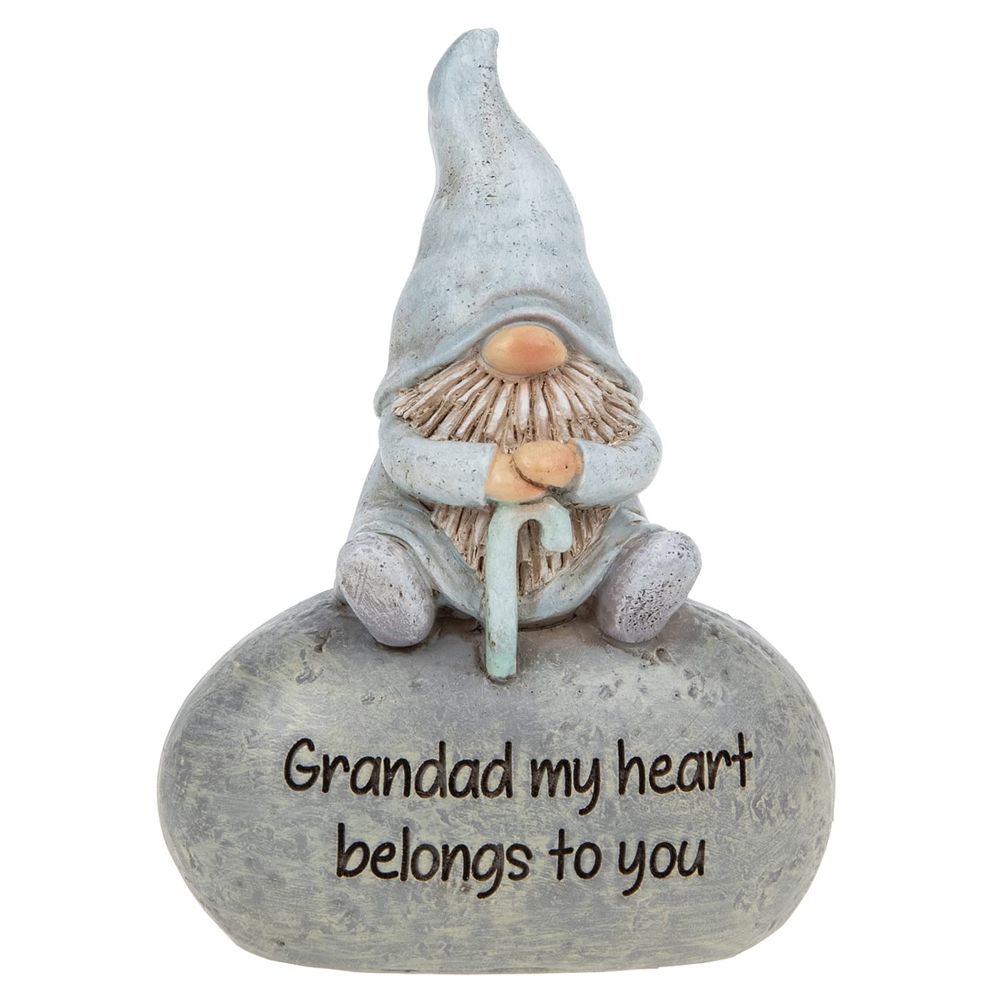 Shudehill Giftware Grey Shudehill Pebble Gonk - Grandad, My Heart Belongs To You