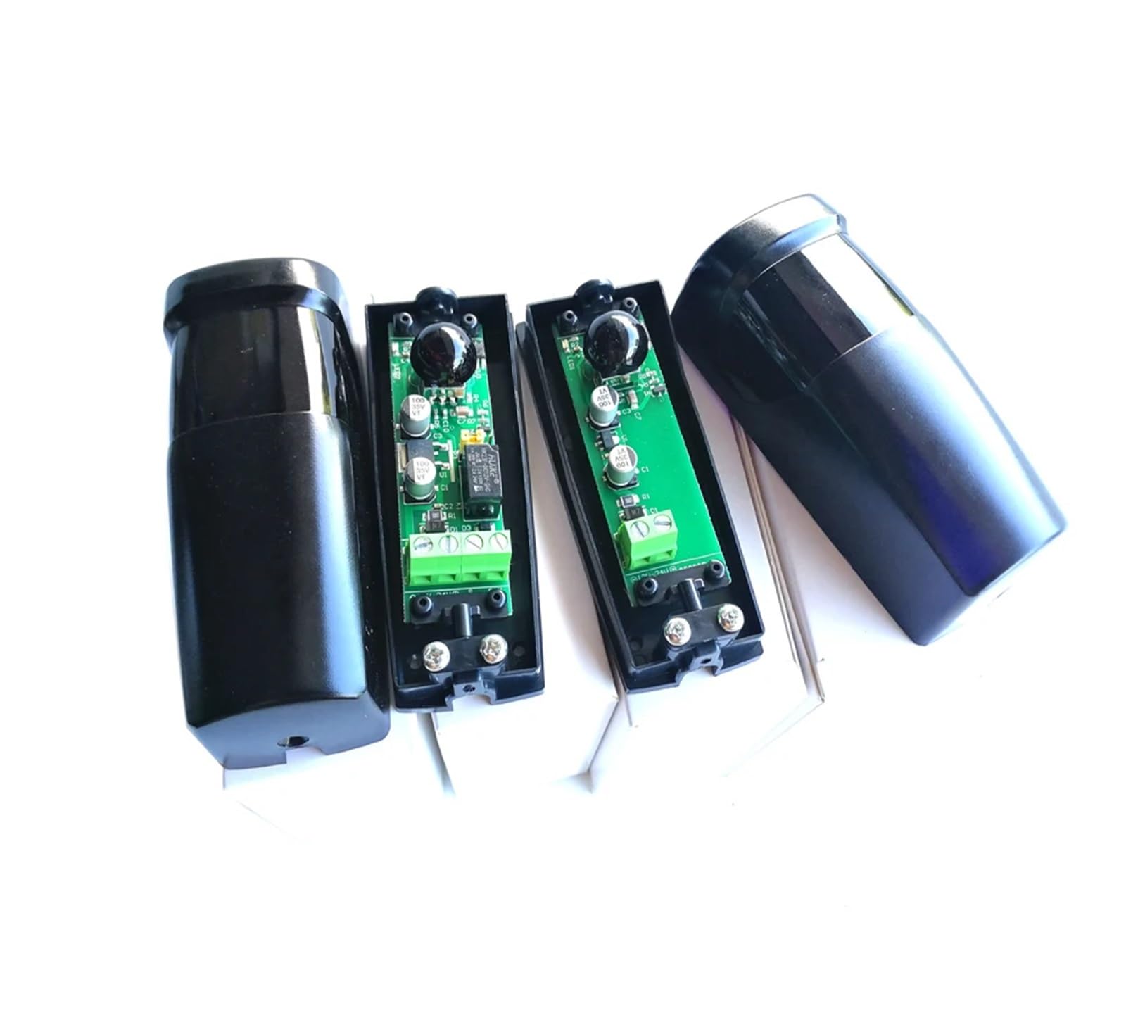 5 Pares de fotocélulas infrarrojas Impermeables for Puerta, Sensor IR, Barrera automática, Sensor de Seguridad for abridor de Puerta corrediza batiente
