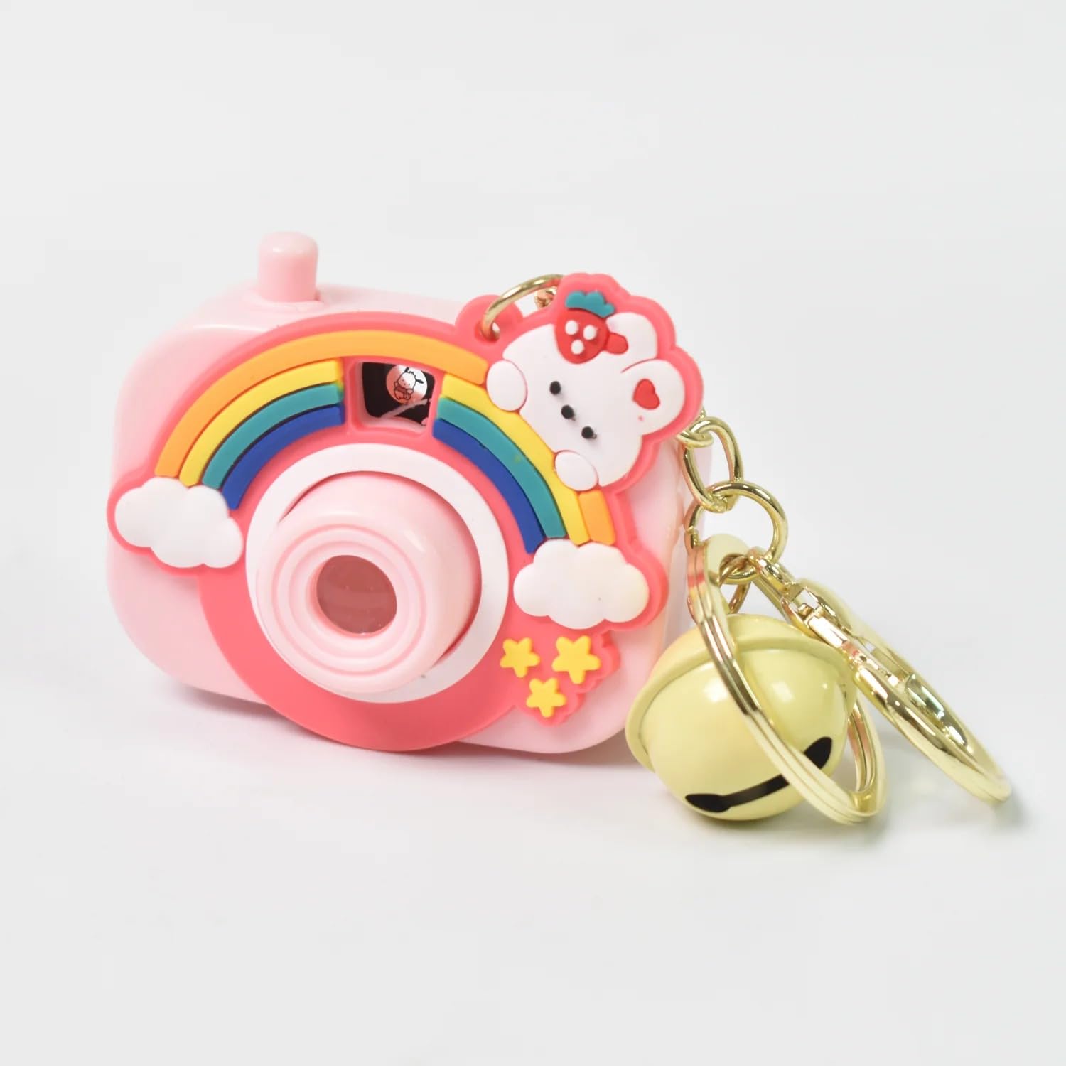 Cute Cartoon Projection Camera Keychain Keyring for Bag, Car, Home.. Many Cartoon Image Slide Show with Push Button Change Image Toy Gifts for Children Random Color