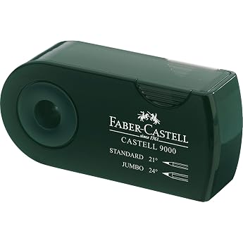 Faber-Castell F582800 DOUBLE HOLE SHARPENER GREEN