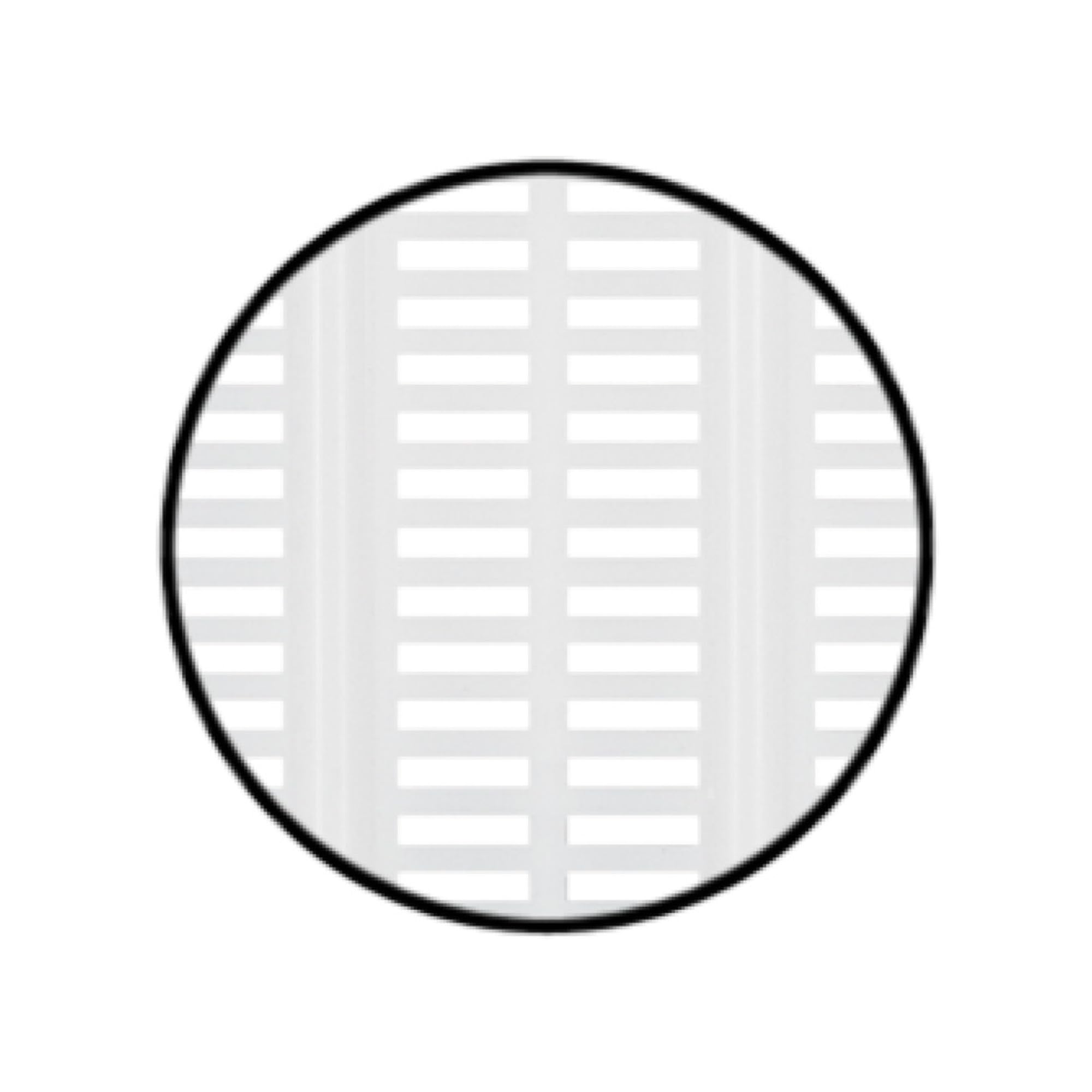 cyclingcolors 5x Rejilla de ventilación redonda 44 mm Diámetro total 49 mm de plástico Orificio Gabinete Armario Cocina, Blanco