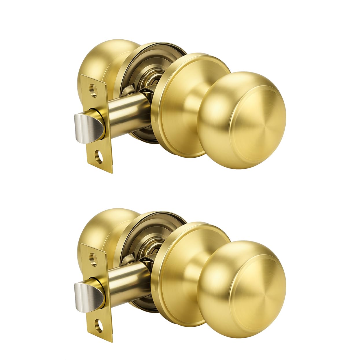 Matte Black Door Knobs - Stylish Passage Handles -12