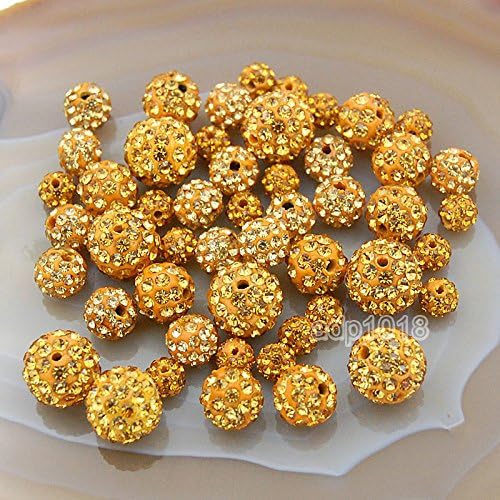 Miniatura 6 de AD Beads - Juego de 30 piedras de cristal checo de calidad para pavimentar arcilla redonda de 0.236in, 0.315in, 0.394in, 0.472in (0.315in, zafiro