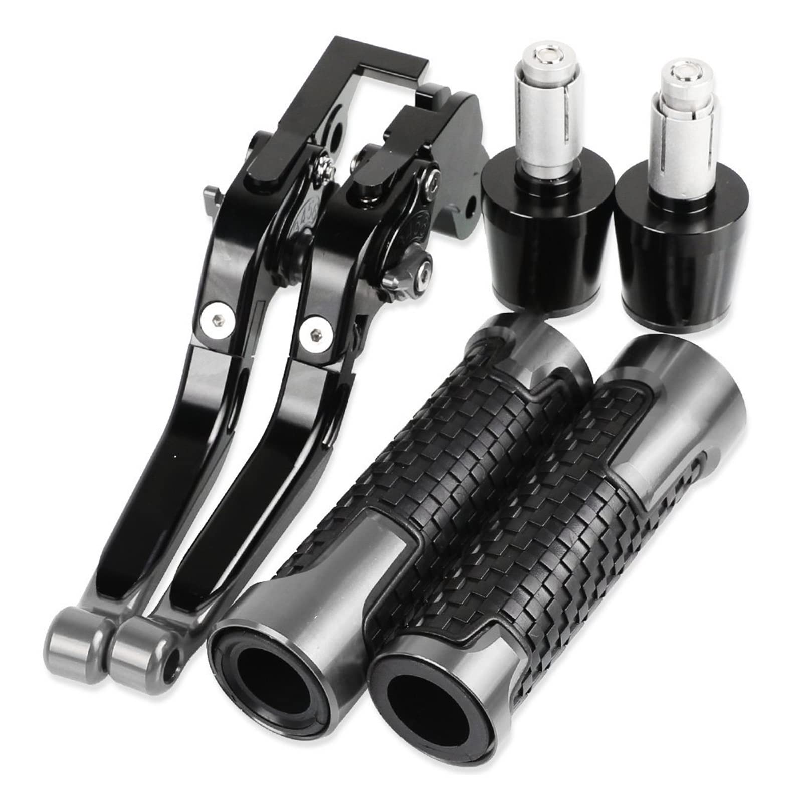 Moto Leviers d'embrayage De Frein pour Yamaha pour Raptor YFM660 2001-2004 Moto Aluminium Réglable Leviers d'embrayage De Frein Guidon Poignées Fin (Couleur : 10)