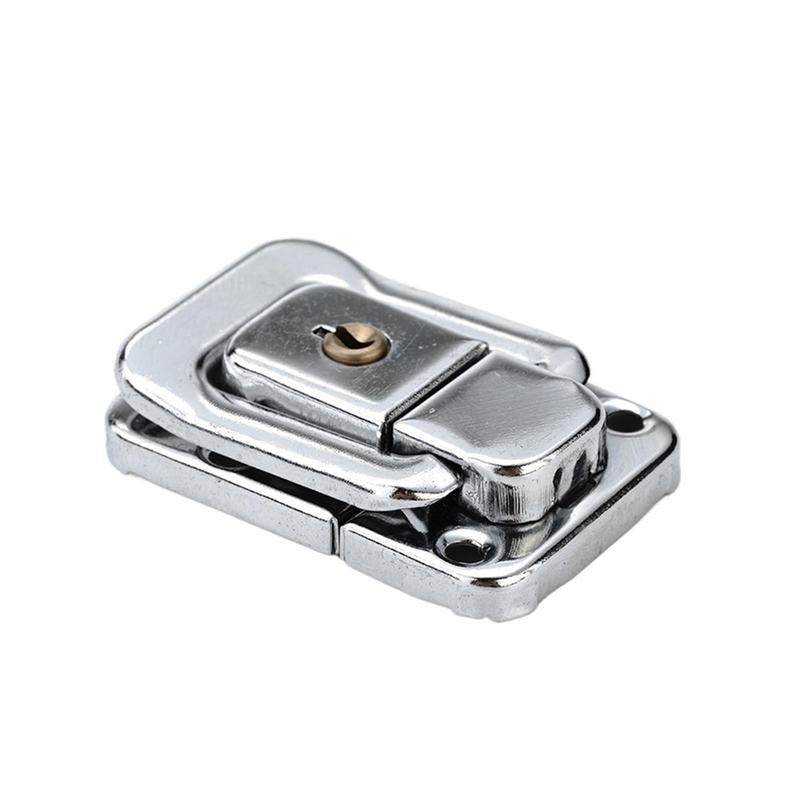 Cabinet Locks 3 Sets Box Hasp Cabinet Fastener Lock with Key Spring Latch Catch Toggle Iron Locks for Drawer Door Furniture Hardware