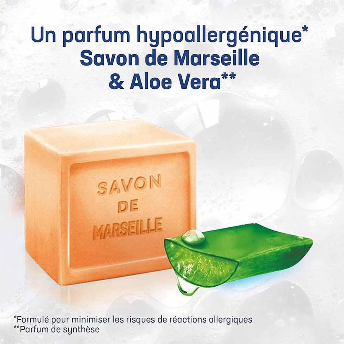 Le Chat Sensitive Detergente en Polvo - Marsella y Aloe Vera - Hipoalergénico - 38 Lavados