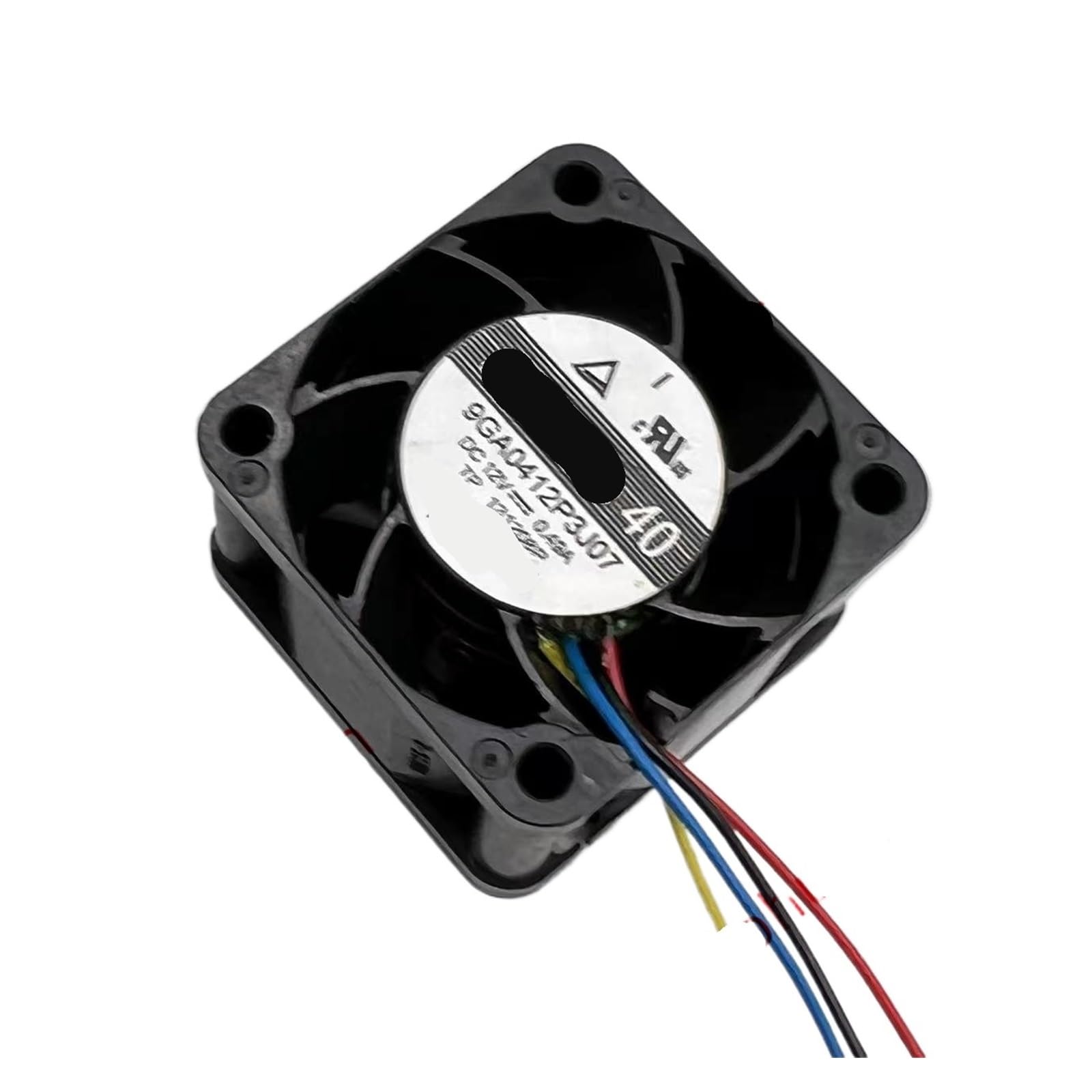 TPKMVGAP 9GA0412P3J07 DC 12V 0.49A 40x40x28mm 4-Wire Server Cooling Fan