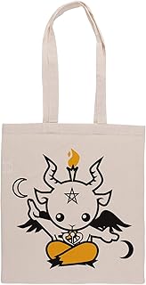 Bambino Baphomet Borse Per La Spesa Groceries Beige Shopping Bag