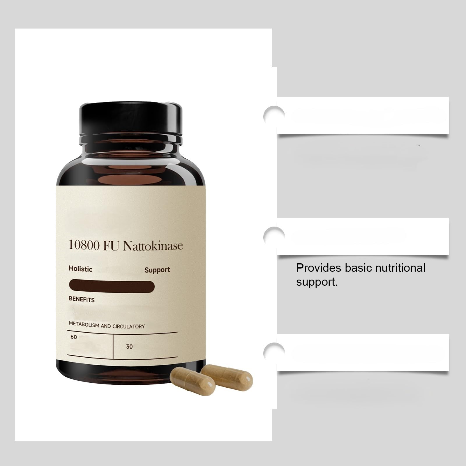 Nattokinase 10800 FU - Wsparcie krążenia 60liczba