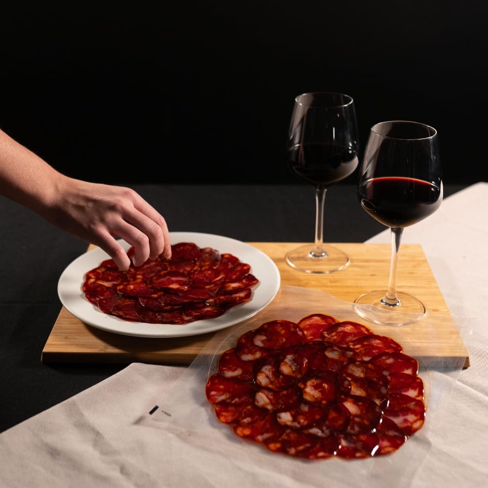 Balsanera Ibérico - Chorizo Iberico di Ghianda (1/2 Pieza) | Peso approssimativo: 500gr | Stagionatura: 4-5 meses | Sottovuoto