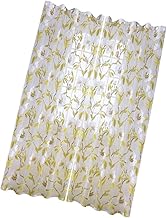 IMIKEYA Cortinas De Voile Cortinas Transparentes Cortinas De Janela Verdes Cortinas De Tule Cortina Verde Cortinas Transparentes Cortinas De Janelas Cortinas Verdes Cortinas Para Janelas