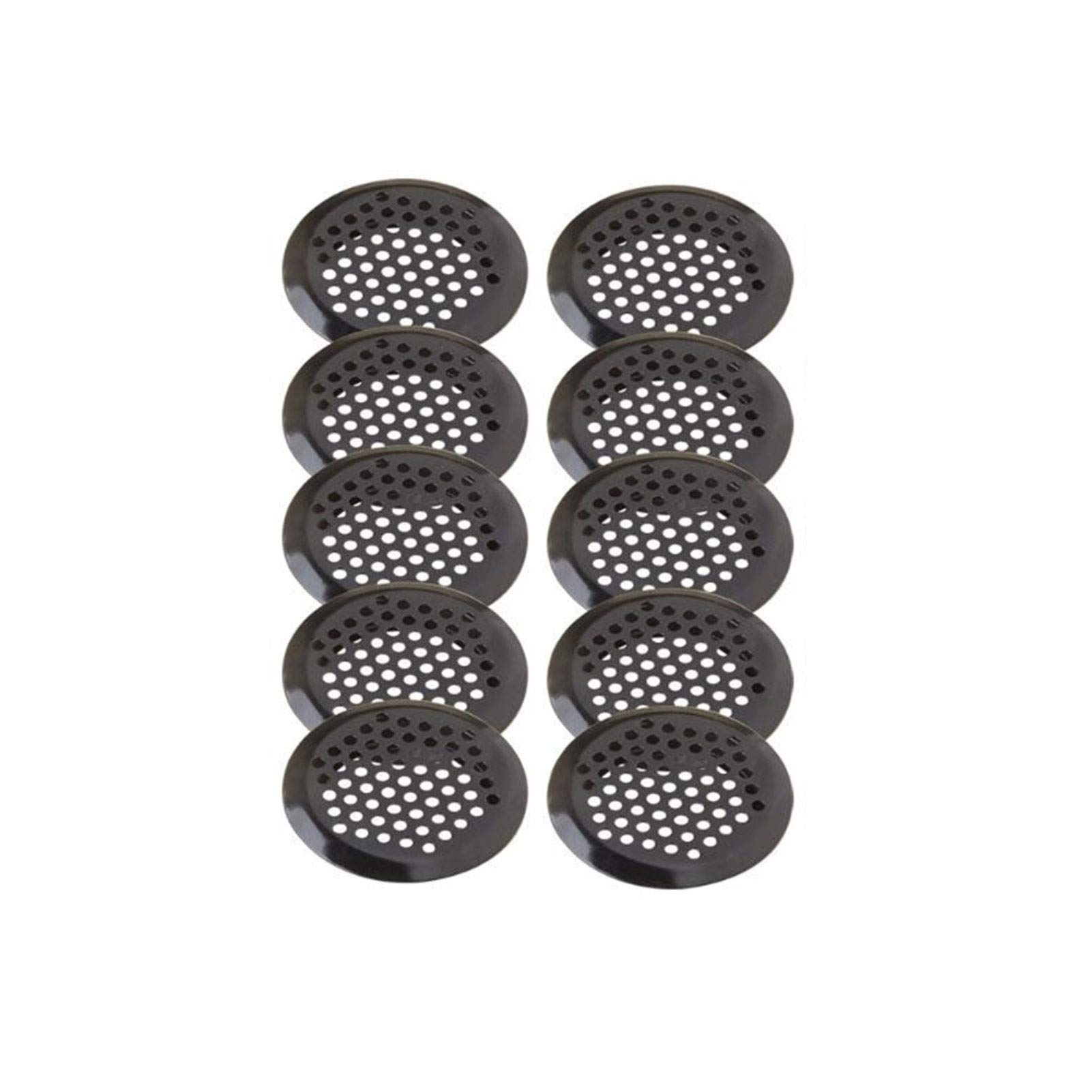 Dhetye 53Mm Bevel Ventilation Grille Air Vents Grille,Ventilation Opening Grille, Wardrobe Cabinet Mesh Hole Stainless Steel Louver(53Mm Bevel)