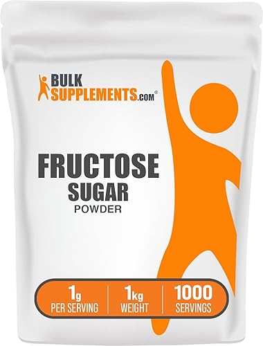 Miniatura 8 de BulkSupplements. com Fructosa en polvo  Alternativa de azúcar en polvo  Sustituto puro del azúcar de caña  Polvo de azúcar granulado  Sustituto del