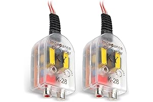 Nowkont Aux to RCA Line Signal Converter for Car Audio Systems