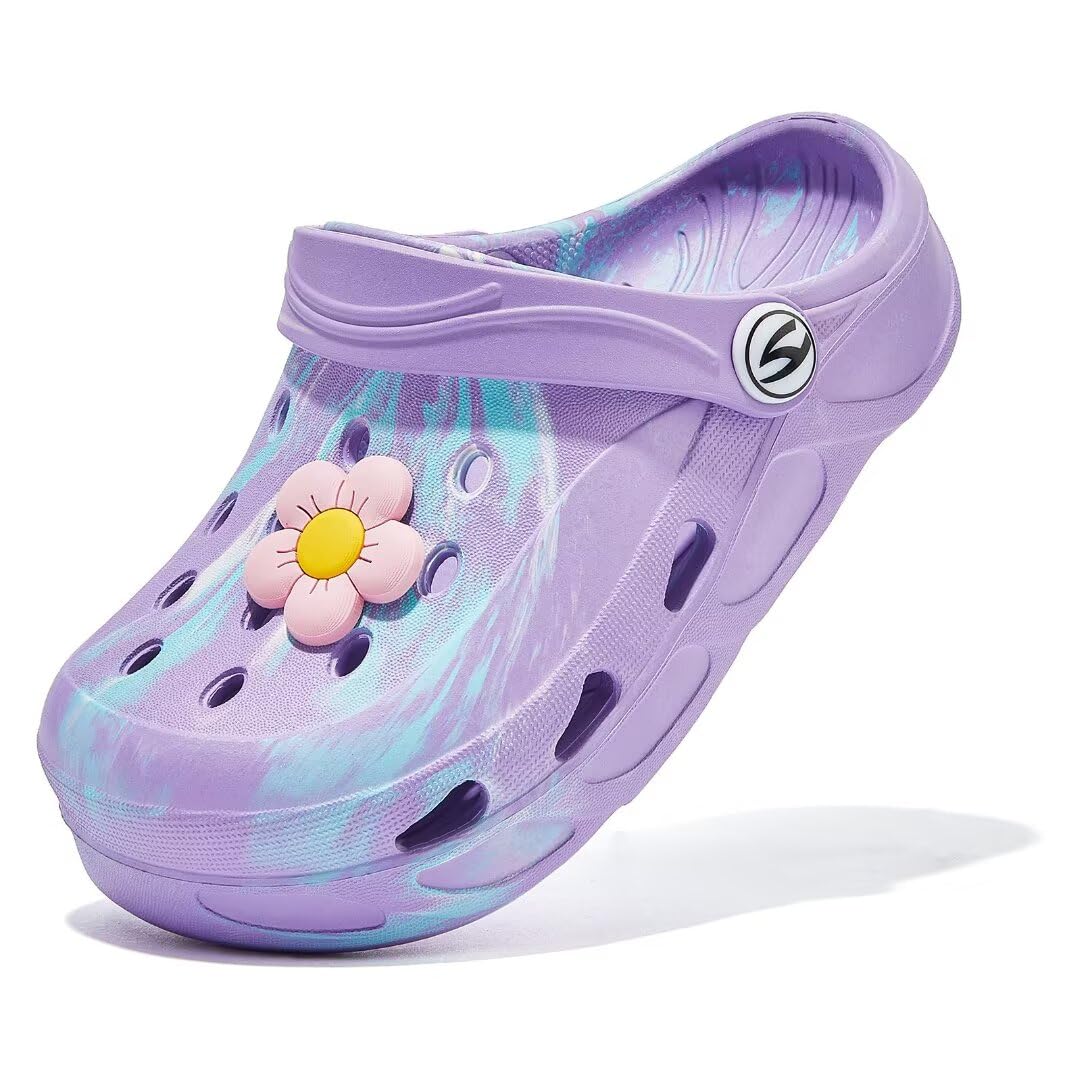 HOBIBEAR Unisex Kinder Classic Clogs Gartenschuhe Mädchen Jungen rutschfeste atmungsaktive Strand Sandalen