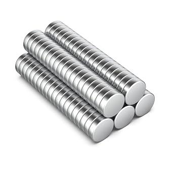 100Pcs 12mmx3mm N35 Super Strong Round Rare Earth Neodymium Magnets, 0.05MM Tolerance, Multi-use Fridge Magnets