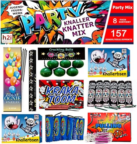 h2i Knaller Knatter Premium Mix | 157 Teile | 8fach Sortiert &...