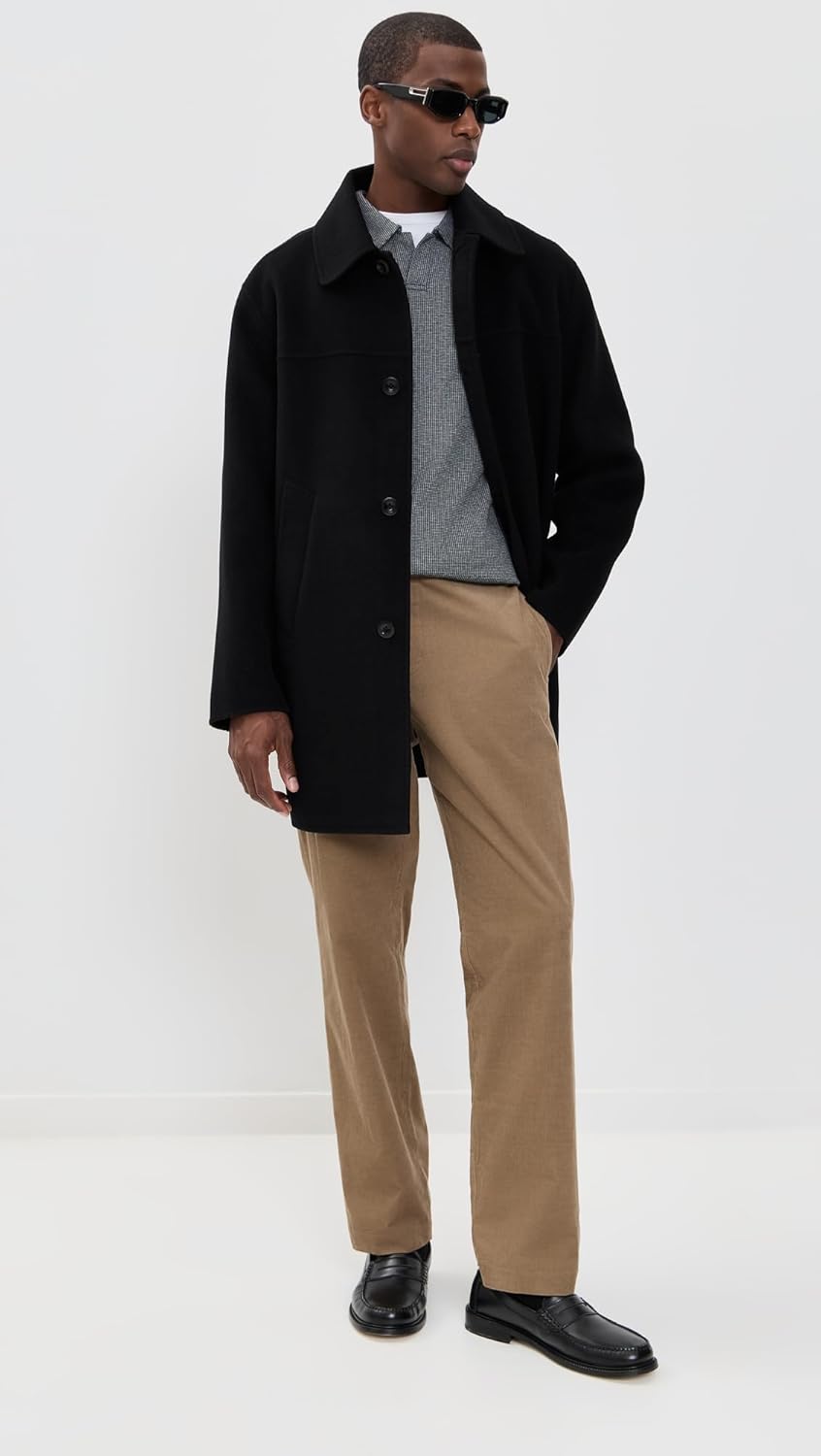 Vince Men's Houndstooth Johnny Collar Top - Image 5