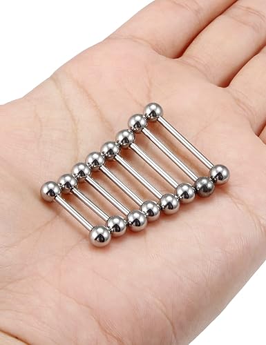 Miniatura 3 de Kit de perforación de lengua, kit de perforación de pezón, kit de perforación de puente, anillos de lengua, joyería de perforación de pezón, joyería