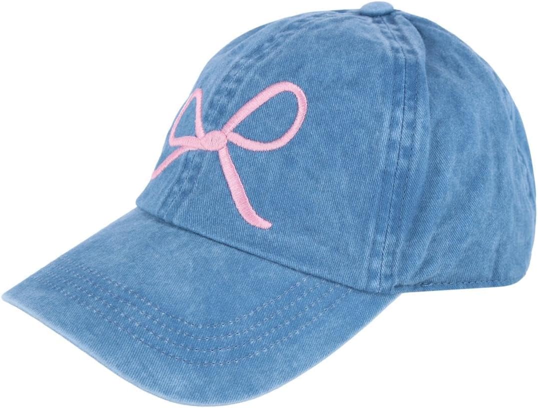 David & Young Women's Delicate Bow Baseball Cap