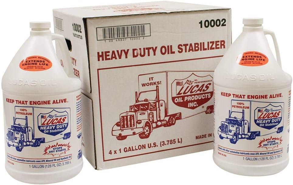 Lucas Oil Stens 051-607 HD Oil Stabilizer Compatible with/Replacement 10002, 4 Bottles/ 1 Gallon