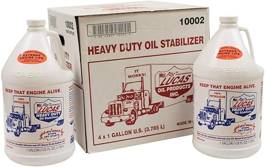 Lucas Oil Stens 051-607 HD Oil Stabilizer Compatible with/Replacement 10002, 4 Bottles/ 1 Gallon
