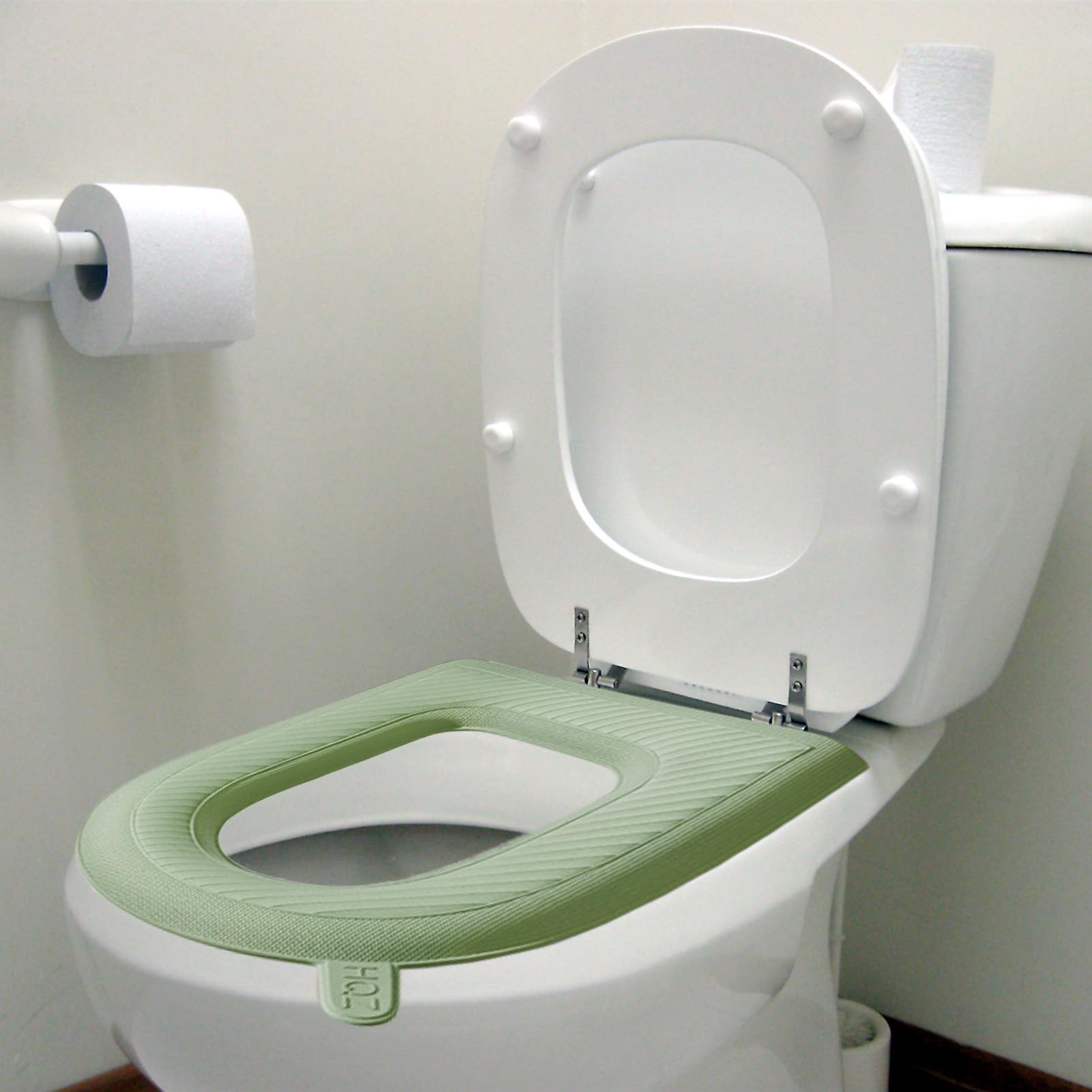 Produktbild von 3er Set Toilettensitzkissen – Weiches EVA-Polster 40x37cm, Selbstklebend, Wasserdicht, Hygienisch