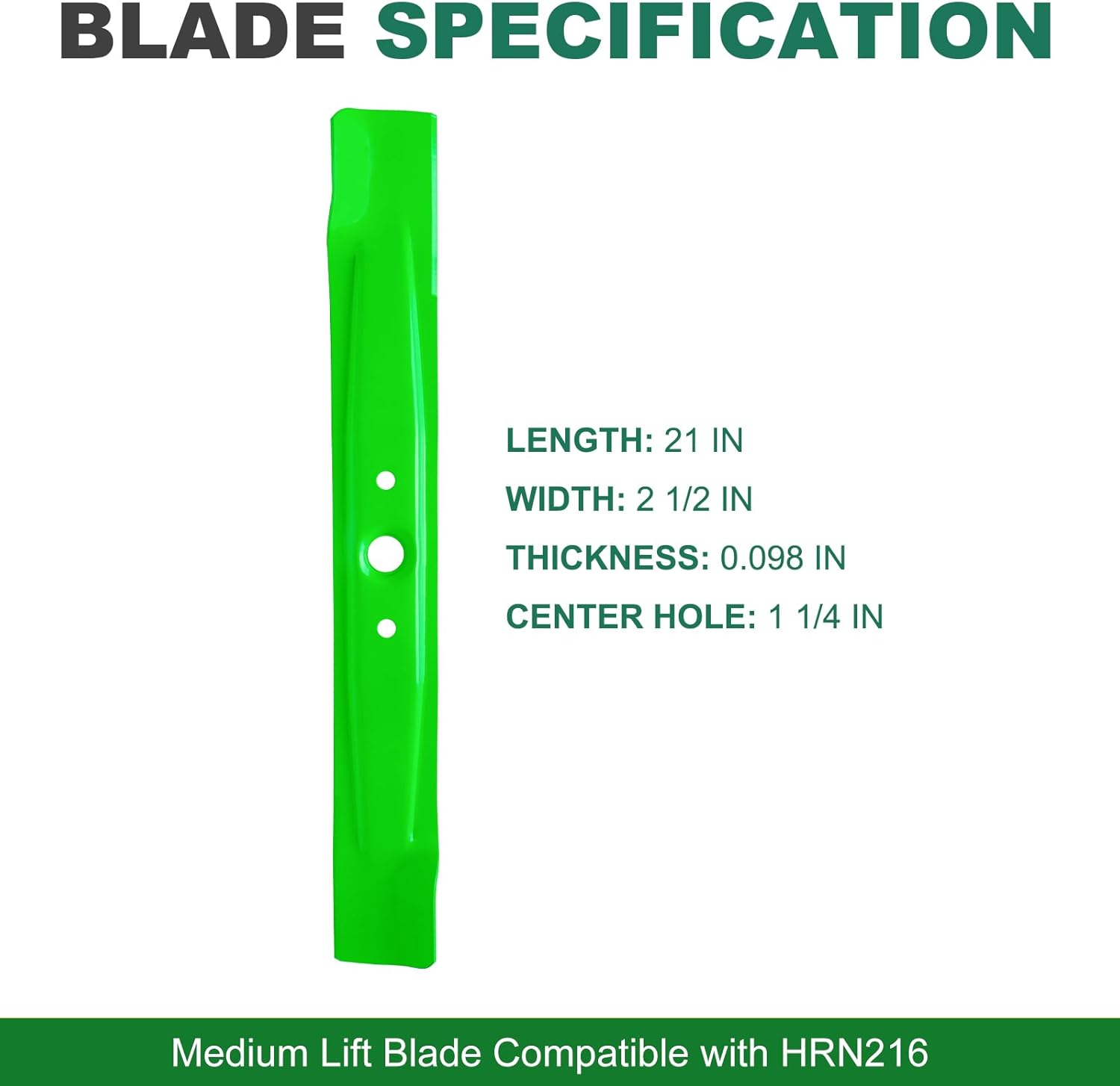 Hon da Lower Blade Set 72531-VR8-M00 72511-VR8-M00 Blade Kit for Hon da HRN216 VKA PKA VLA VYA PKAA 21-Inch Deck (Medium Lift)